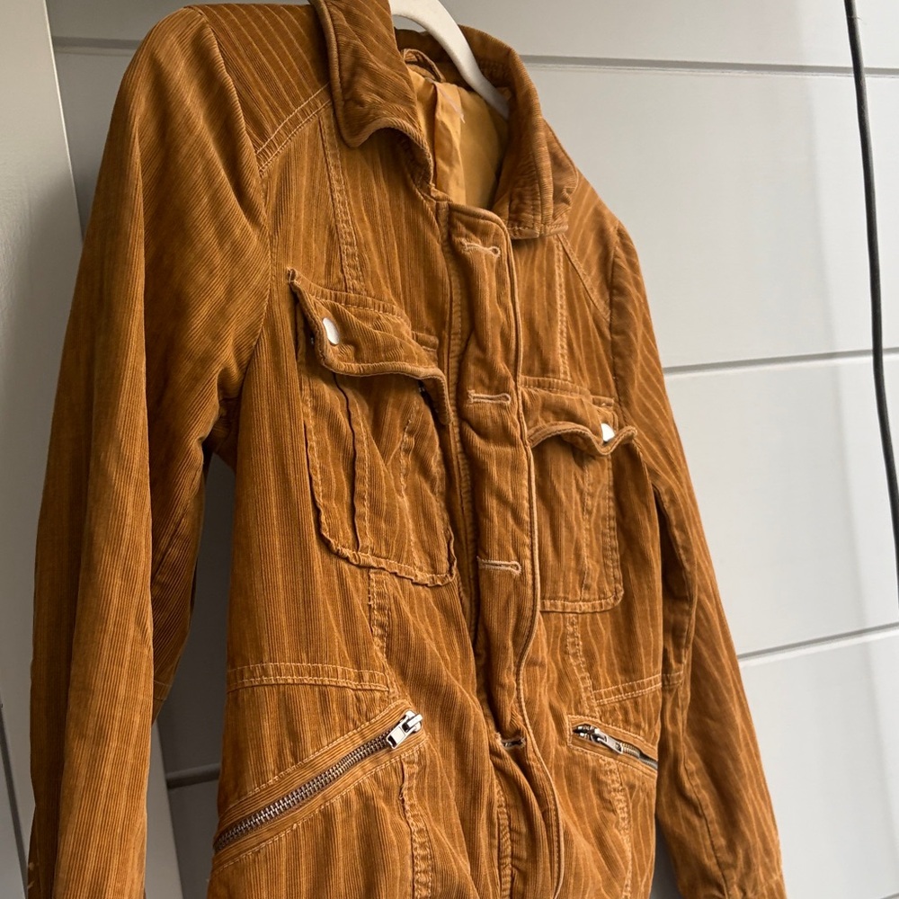 Free people Brown Corduroy Jacket S - Picture 5 of 9